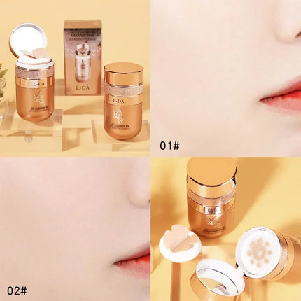 Air Cushion BB Cream Butterfly Powder Puff Moisturizing Foundation Concealer Whitening Oil-control Waterproof Makeup Cosmetics