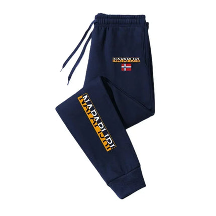 New Men's Sweatpants Spring Autumn Fleece Pants Sportswear Pants Casual Drawstring Pockets Trousers Oversize Sweatpants For Men