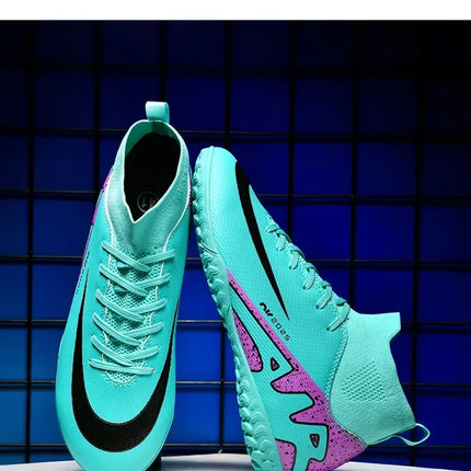 Original Men Football Field Boots Professional Society Cleats Children Soccer Shoes Grass Training Kids Non Slip Football Shoes