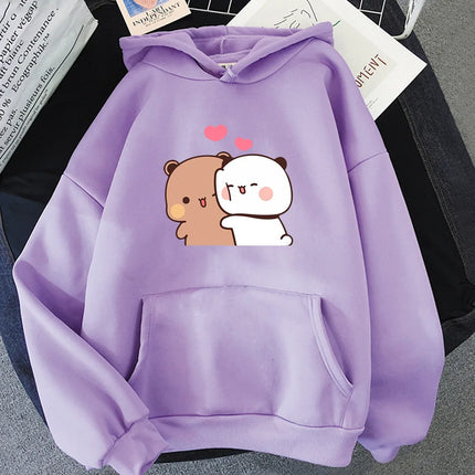 2025 Spring and Autumn New Fabric and Dudu Anime Cute Hoodie Spring and Autumn Couple Casual Long Sleeve Hoodie