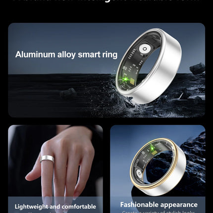 NEW Smart Ring Health Tracker Sleep Recording & Smart Sleep Analysis Blood Oxygen Monitor Heart Rate Tracker Activity Track Men