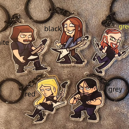 Metalocalypse Dethklok Acrylic Keycharm Officially Licensed Anime Keychain Collectible Accessory