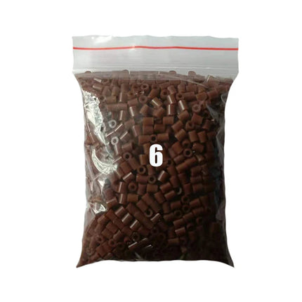 2000 pcs/Bag 2.6mm Hama Beads Puzzle Perlen Iron Beads Diy Perler Fuse Bead Intelligence Educational Toys