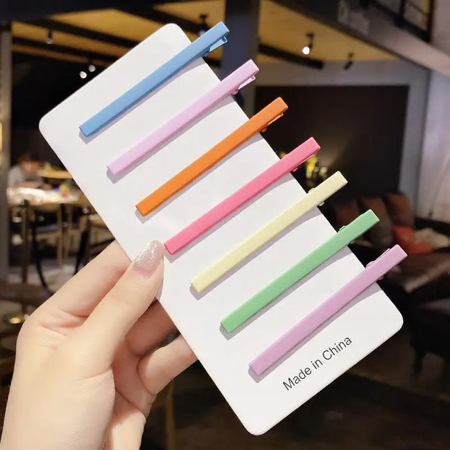 10Pcs/Set Girl Hair Clips Kid Cute Colorful Hairpins Water Droplets Bangs Barrette Headdress Hairs BB Clip Hairpin