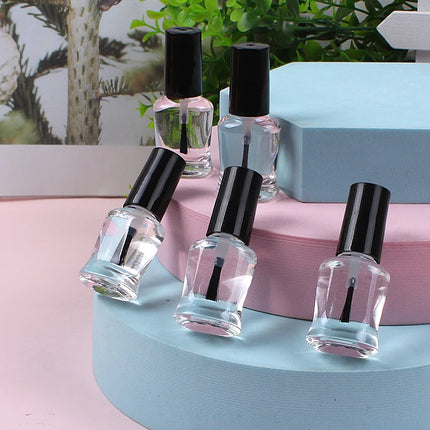 6ml Clear Health Transparent Top Coat Nail Polish Enhance Glitter Nail Art Quick-Drying Long-Lasting No-Bake Nail Armor