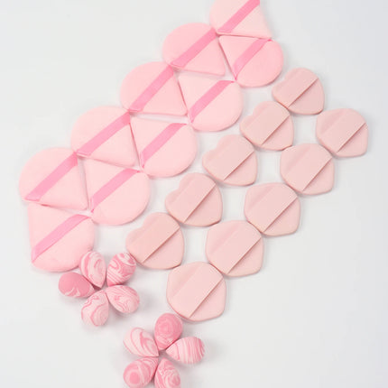 30-Piece Makeup Sponge Set, for Setting Makeup, Applying Makeup, Suitable for All Skin Types