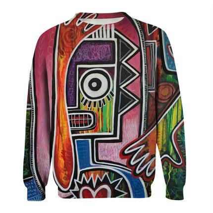 Men's Graphic Sweatshirts For Men Graffiti Pullover Long Sleeve Sweatshirt Crew Neck Fashion Daily Casual Holiday Vacation New