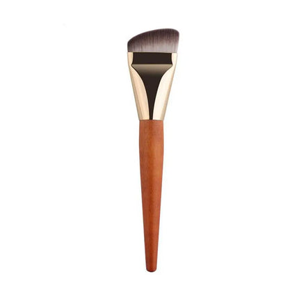 Foundation Brush With Wooden Handle Ultra Thin Flat BB Cream Makeup Brushes Concealer Foundation Natural Look Makeup Tool