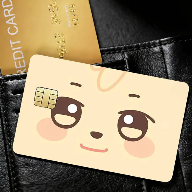 Cute A-ANITEEZ Decorative Waterproof Film Skin Cover Credit Card Stickers Debit Front Bank Bus Pass