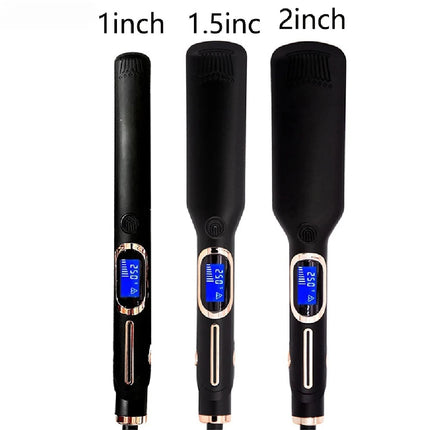 Hair Straightener 480F High Temperature Professional Wide Plates Irons MCH Hard Anodized Plate Treatment Hair Flat Iron
