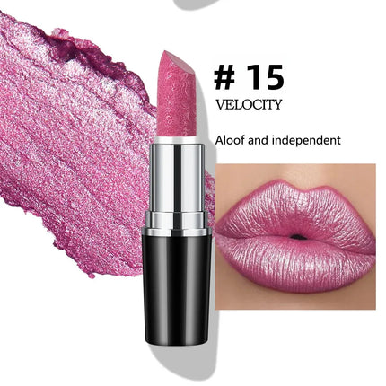 Makeup non-fading non-stick cup lipstick pearlescent moisturizing lipstick pearlescent moisturizing lipstick  COLOR:15