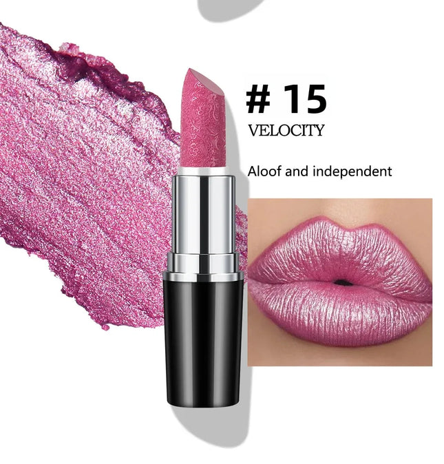 Makeup non-fading non-stick cup lipstick pearlescent moisturizing lipstick pearlescent moisturizing lipstick  COLOR:15