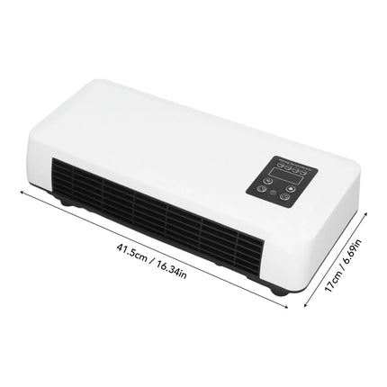 Wall Mounted Conditioner Heater Adjustable Two Modes Portable Touch Screen Wall Mounted Conditioner Heater for Office Bedroom