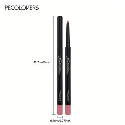 Long-Lasting Matte Lip Pencil - Waterproof, Smudge-Resistant, All Skin Types, Diverse Shades