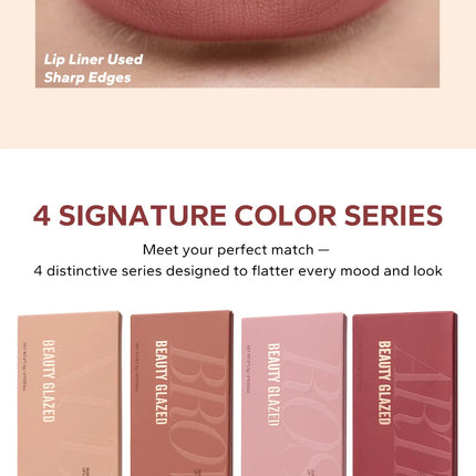 6pcs Matte Dual-Ended Lip Liner Pencils Set Long-Lasting Non-Drying Perfect for Lining Filling Lips Versatile for All Skin Typ