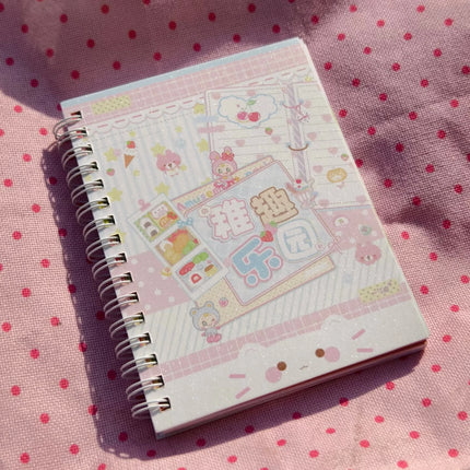 New Sweet Fun Paradise Sticker Book Matte Film Cutting Film Affordable High-value Hand Account Collage Material Girl Cute Gift