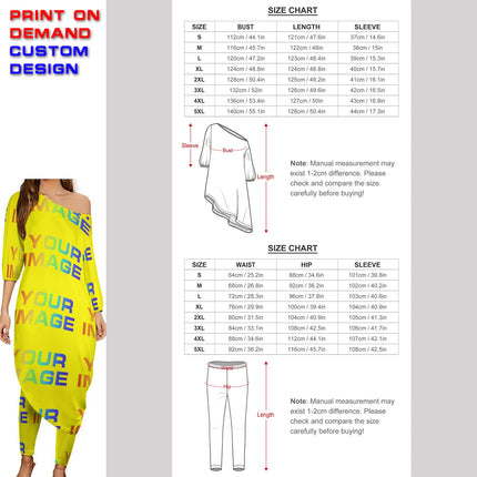 Custom Dress Print On Demand Party Sexy Girls Cartoon Image Design Women Uniforms Matching Clothes Customized DIY Dropshipping
