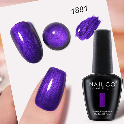 NAILCO Gel Nail Polish 15ml Hema TPO Free Nail Art Vernis Semi Permanent UV Gel Polish Nail Manicure Nail Varnish Ongle Top Coat