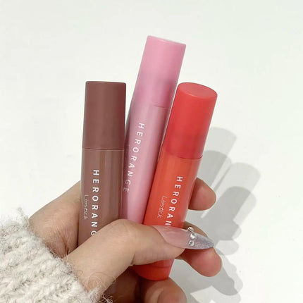 Herorange Moisturizing Lip Balm Long-Lasting Moisturizing Hydrating Anti-Chapped Lightening Lip Lines Christmas Gift