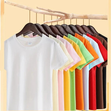 Children's T-shirt with Added Sugar Summer New Product for Boys Girls Cartoon Teddy Bear Short Sleeved T Baby Cute Pattern