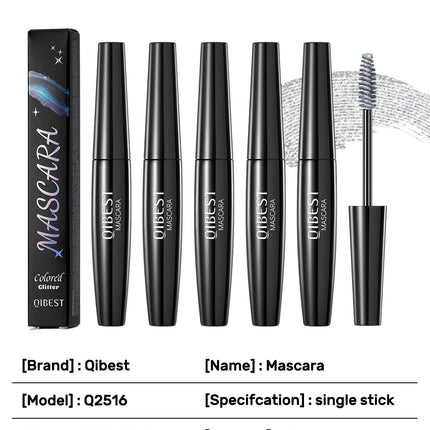 5 Colors Diamond Shimmering Mascara Long Lasting Makeup 3D Volume Eyelashes Curling Glitter Mascara Eye Lash Female Cosmetic