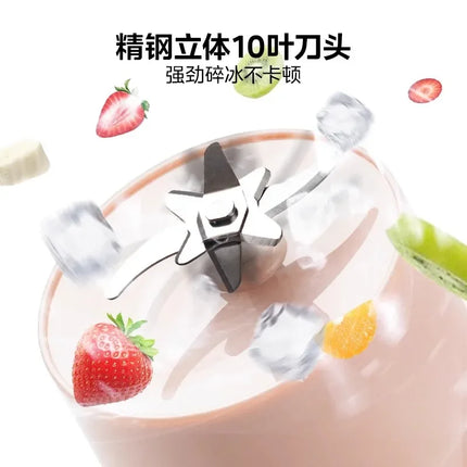 [New]Juicer Small Household Portable Wireless Juicer Large Capacity Juicing Cup