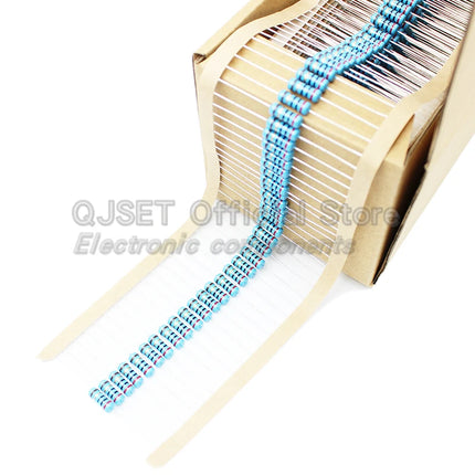 20pcs 1W Metal Film Resistors 1% 10 Ohm 47 100 200 220 470 510 Ohm 1K 4.7K 10K 22k 33k 47K 100k 200k 220k 510k 470k 910k 1M Ohms