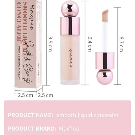 Cream Concealer Full Coverage Foundation Cream For Dark Skin Oil-Control Korean Moisturizing Foundation Lasting Base Makeup