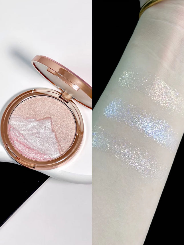 The best-selling Truth Rizhao Jinshan High Gloss Powder Three-color High Gloss Cream is a fine pearlescent facial contouring, br