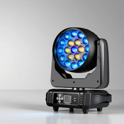 19x15W  LED Beam Moving Head Light RGBW Focusing Lights Zoom Stage Effect Lighting Projector for Disco Party Theater Concert