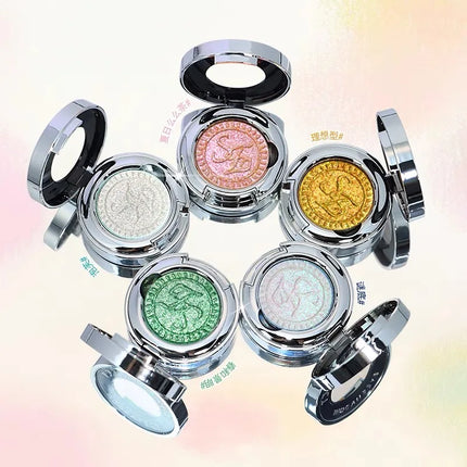 Sheeneffect Monochrome Eyeshadow Chameleon Glitter Shimmer Eye Shadow Highgloss Long Lasting Eye Makeup