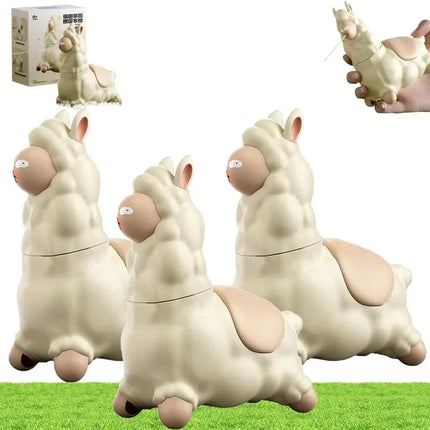 Spitting Llama Water Toy Squirt Gun Alpaca Interactive Water Sprayer with Head-Shaking Summer Backyard Beach Bathtub Water Play