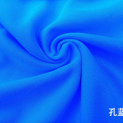 Pure Pique Fabric Classic Comfort Mesh Spring Summer Collar Polo T-Shirt Breathable Designer Knit Clothing DIY Material