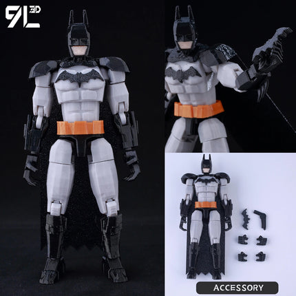 9L3D Articulated Actio Hero Model Collectible Figurine Super Hero Warrior Movie Creative Desktop Ornament Dummy13 Lucky T13 Gift