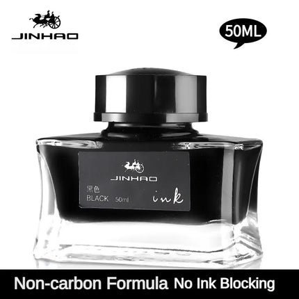 JINHAO 50ml/30ml Various Color Ink Glass Bottled Ink Fountain Pen Ink Refill Cartridge School Writing Office Supplies Stationery