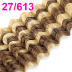27-613 Deep Wave / 100g / 30%-55%|Virgin Human Hair|30inches 75cm