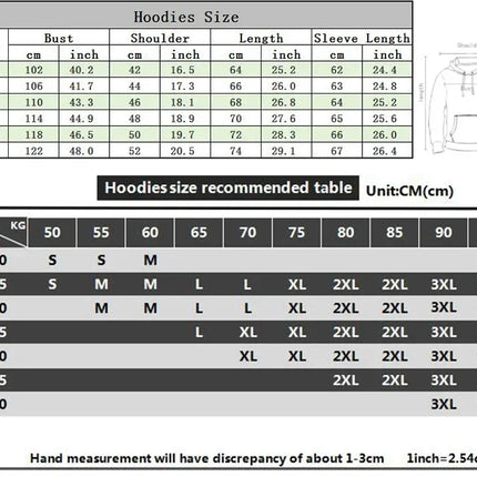 Men's and Women's Hooded Pullover, Customized Team Loose Casual Clothing, Fashionable and Personalized 80% Polyester, 20% Cotton