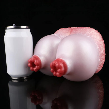 YOCY Liquid Silicone 2/4 Breasts Masturbator For Men Four Hole Squirting Pocket Pussy Stroker Adult Sex Toys for Man Fetish 18+