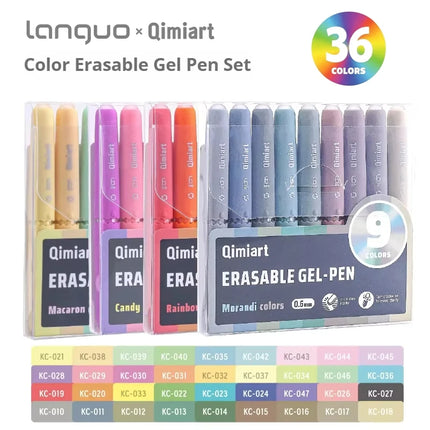 0.6mm Erasable Neutral Pen Kawaii Office Supplies for School Students Smooth Quick Drying Writing Stationery Erasable Gel Pens