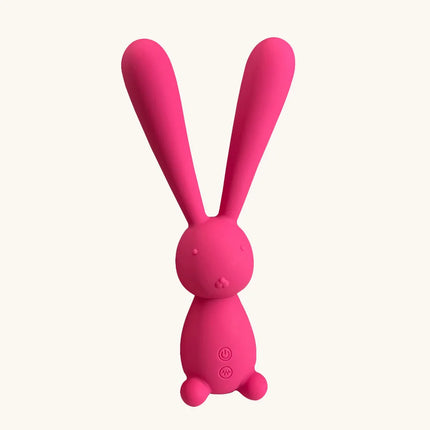 Wiggle Rabbit Vibrator Dual Motors Powerful Rumbly 20 Vibrations Whipser Quiet Liquid Silicone Sex Toy Women Girl Double Dildo