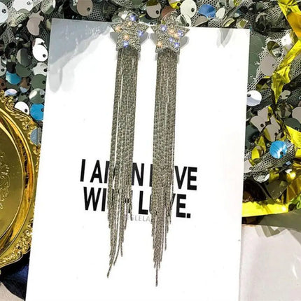 New Fashion Trend Unique Design Elegant Delicate Zircon Butterfly Tassel Earrings For Women Jewelry Wedding Party Premium Gifts