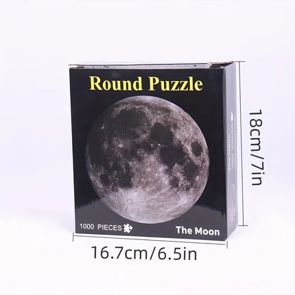 Adult Puzzle Puzzle Game 1000 Planet Moon Earth Puzzle Challenge Game Learning Puzzle Space Plane Puzzle Difficulty Toy