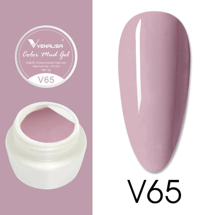VENALISA Color Mud Gel Pure DIY Nail Art Design UV Gel Polish Professional Manicure Varnishes for Quality Artistry