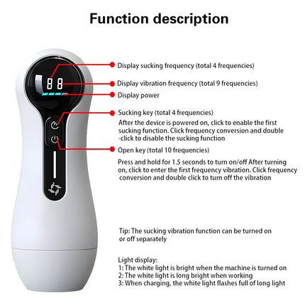 Automatic Adult Sex Toys For Male Sucking Masturbator Cup Realistic Blowjob Vaginal LCD Display Pocket Pussy Adult Sex Toys
