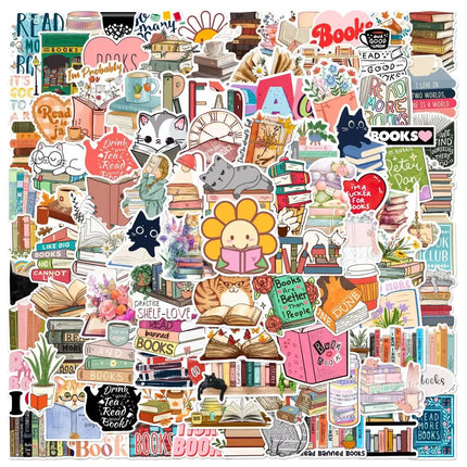 10/50/100pcs Mix Kindle Smut Bookish Dark Romance Reading Book Stickers Aesthetic DIY Scrapbooking Notebook Laptop Phone Sticker