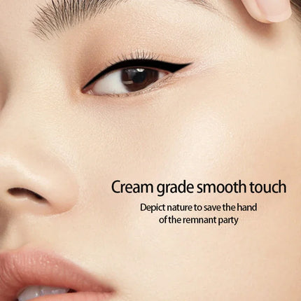 Black Brown Eyeliner Cream Waterproof Beauty Cosmetics Long Lasting Eyeliner Gel Eyeshadow Makeup Tools with Brush Set Eye Liner