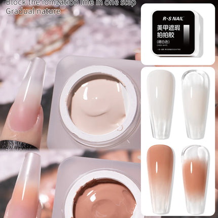 RSNAIL 1/2PC Nail Concealer Gel Nail Polish Slapped Gradient Effect Lacquer Concealer Gel UV Soak Off Varnish for Nail Art Salon