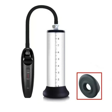 Electric Manual Handle Accessory Vacuum Pump Penis Pump Anal Pump for Adult Negative Pressure Exercise Suction Pressure Gauge