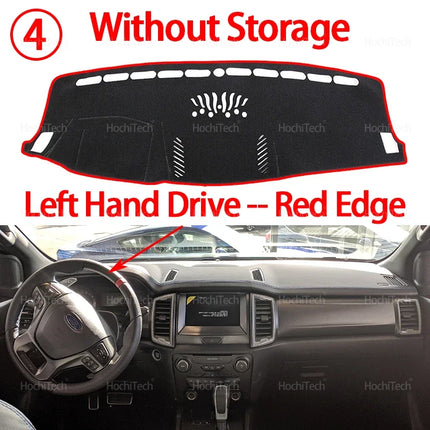 For Ford Everest Ranger P375 2015-2022 Car Dashboard Cover Dash Mat Sun Shade Non-slip Pad Interior Accessories
