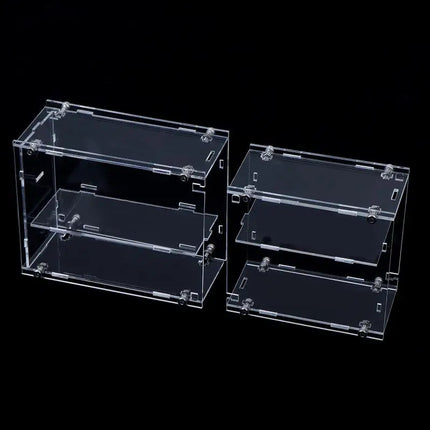 1/64 Model Cars Acrylic Display Case Fit For Mini Size MiniGT Tomica Assembled Dust Proof Box Cabinet Toy Vehicles